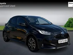 Black Used 2023 Toyota Yaris Hybrid Design Hatchback | £17,221 (Fair price)