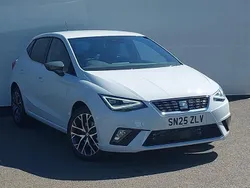 White New 2025 Seat Ibiza XCELLENCE Hatchback | £18,998 (Good price)