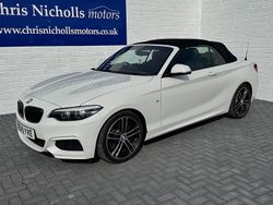 White Used 2019 BMW 218 M Sport Cabriolet | £16,495 (Fair price)