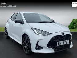 White Used 2023 Toyota Yaris Hybrid Sport Hatchback | £20,222 (A bit pricey)