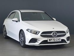 White Used 2020 Mercedes A180 AMG line Hatchback | £17,998 (Fair price)