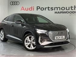 Black Used 2024 Audi Q4 Sportback e-tron S-Line SUV | £32,790 (Good price)