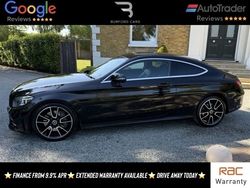 Black Used 2019 Mercedes C300 AMG line Coupe | £16,290 (Fair price)