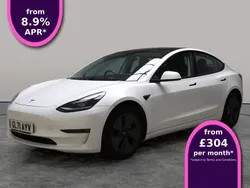 White Used 2021 Tesla Model 3 Long Range Sedan | £19,413 (Fair price)