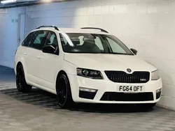 White Used 2014 Skoda Octavia vRS Estate | £3,989