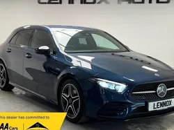 Blue Used 2022 Mercedes A180 Executive Hatchback | £20,690 (Fair price)