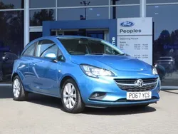 Blue Used 2017 Vauxhall Corsa Hatchback | £8,396 (Fair price)