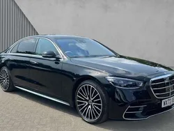 Obsidian black metallic Used 2023 Mercedes S400 AMG line Sedan | £84,521