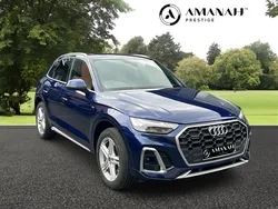 Blue Used 2021 Audi Q5 S-Line SUV | £28,490 (Fair price)