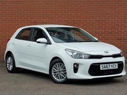 White Used 2017 Kia Rio 2 Hatchback | £9,298 (Fair price)