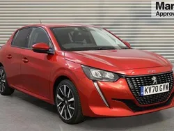 Red Used 2021 Peugeot 208 Allure Hatchback | £9,394 (Fair price)