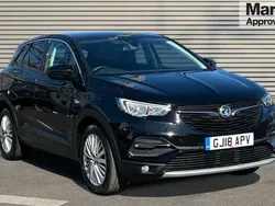 Black Used 2018 Vauxhall Grandland X Sport SUV | £12,679 (Fair price)