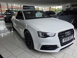 White Used 2015 Audi A5 Black Edition Coupe | £8,195 (Fair price)