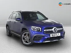 Blue Used 2021 Mercedes GLB200 AMG line SUV | £26,975 (Fair price)