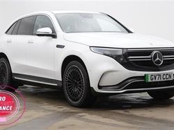 White Used 2022 Mercedes EQC400 AMG line SUV | £34,788