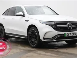 White Used 2022 Mercedes EQC400 AMG line SUV | £34,788