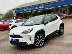 White/black Used 2023 Toyota Yaris Hybrid Sport Hatchback | £23,495 (Expensive)