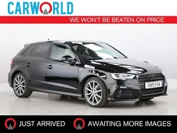 Black Used 2019 Audi A3 Sportback Black Edition Hatchback | £12,992 (Fair price)
