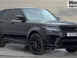 Black Used 2021 Land Rover Range Rover Sport SVR SUV | £52,011 (Fair price)
