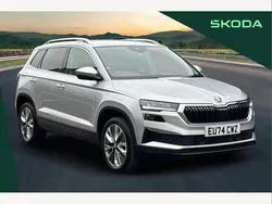 Brilliant silver Used 2024 Skoda Karoq SE L SUV | £24,495 (Fair price)