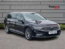 Black Used 2022 VW Passat R-line Estate | £22,300 (A bit pricey)
