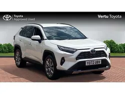 White Used 2022 Toyota RAV4 Hybrid SUV | £31,932 (Fair price)