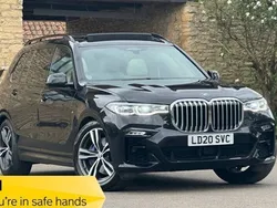 Black Used 2020 BMW X7 M Sport SUV | £52,990 (Fair price)