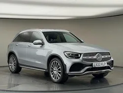 Hightech silver Used 2022 Mercedes GLC300e AMG line SUV | £31,350 (Good price)
