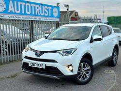 White Used 2017 Toyota RAV4 Hybrid Business Edition SUV | £11,495 (Expensive)