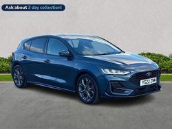 Blue Used 2022 Ford Focus ST-Line Hatchback | £15,250 (Fair price)