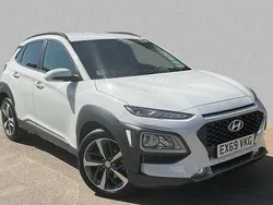 White Used 2019 Hyundai Kona Premium SUV | £10,710 (Good price)