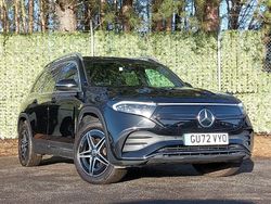Black Used 2022 Mercedes EQB350 AMG line SUV | £25,498 (Fair price)