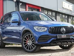 Blue Used 2022 Mercedes GLC300 AMG line SUV | £34,435 (Fair price)