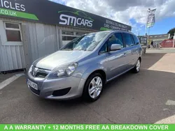 Silver Used 2010 Vauxhall Zafira MPV | £2,950 (Good price)