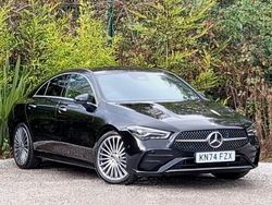 Black Used 2024 Mercedes CLA200 AMG Line Premium Sedan | £28,998 (A bit pricey)