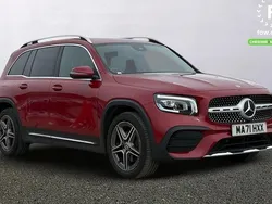 Red Used 2021 Mercedes GLB200 AMG line SUV | £23,699 (Fair price)