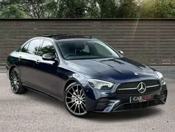 Blue Used 2021 Mercedes E220 AMG line Sedan | £29,700