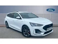 White Used 2022 Ford Focus ST-Line Estate | £13,670 (Fair price)