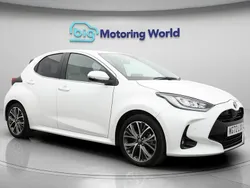 White Used 2022 Toyota Yaris Hybrid Hatchback | £17,500 (Fair price)