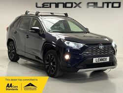 Blue/black Used 2021 Toyota RAV4 Hybrid SUV | £20,990 (Fair price)