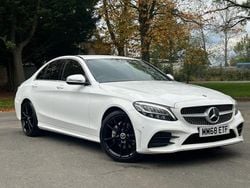 White Used 2019 Mercedes C220 AMG line Sedan | £14,295 (Good price)