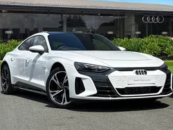 White Used 2023 Audi e-tron GT quattro Design Sedan | £45,450 (Super price)
