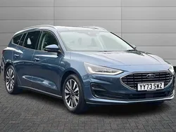 Chrome blue Used 2024 Ford Focus Titanium X Estate | £22,095 (Fair price)