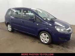 Blue Used 2012 Vauxhall Zafira MPV | £3,390 (Fair price)