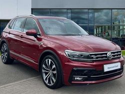 Red Used 2017 VW Tiguan R-line SUV | £20,637 (Good price)