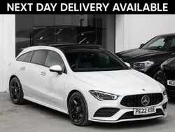 White Used 2022 Mercedes CLA180 Shooting Brake AMG line Estate | £26,500 (Fair price)