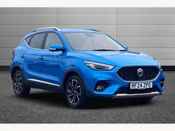 Battersea blue Used 2024 MG ZS Exclusive Sedan | £14,895 (Fair price)
