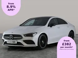 White Used 2023 Mercedes CLA200 AMG line Coupe | £27,167 (Fair price)