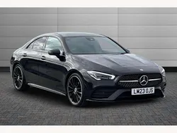 Black Used 2023 Mercedes CLA180 AMG Line Premium Plus Sedan | £28,295 (Fair price)