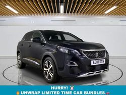 Black Used 2018 Peugeot 3008 GT-line SUV | £9,299 (Good price)